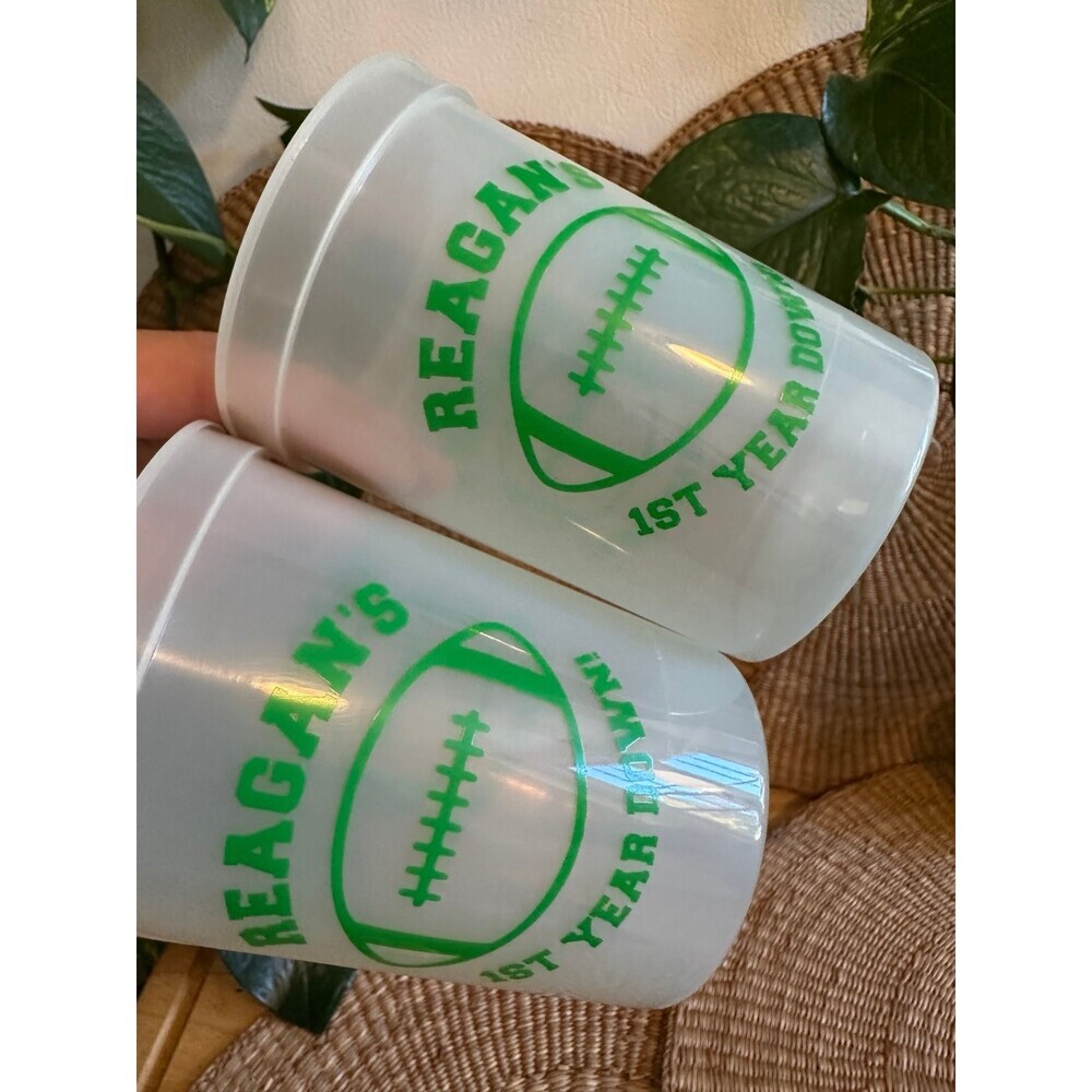 Reagan’s First Year Down! 2 plastic cups - Picture 5 of 5